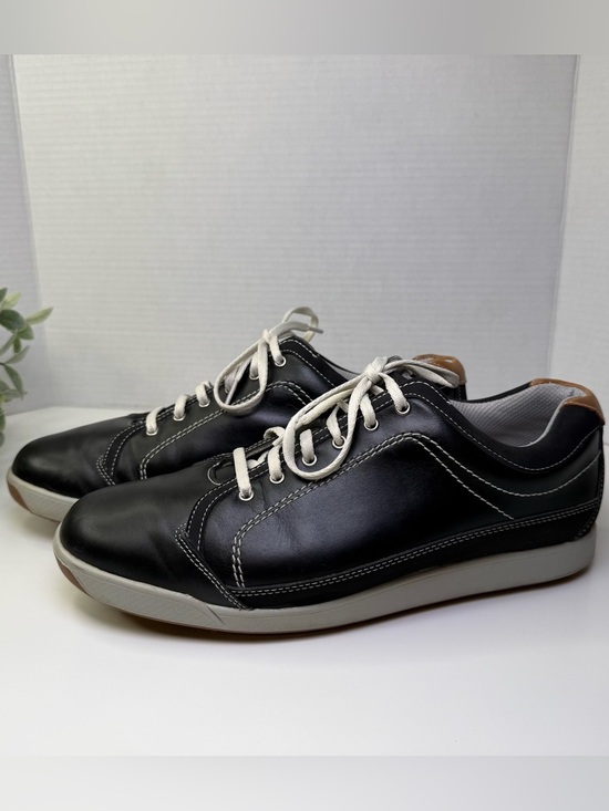 FootJoy Men\'s Contour Casual Spike-less Leather Golf Shoes Black Size 10M main image 8
